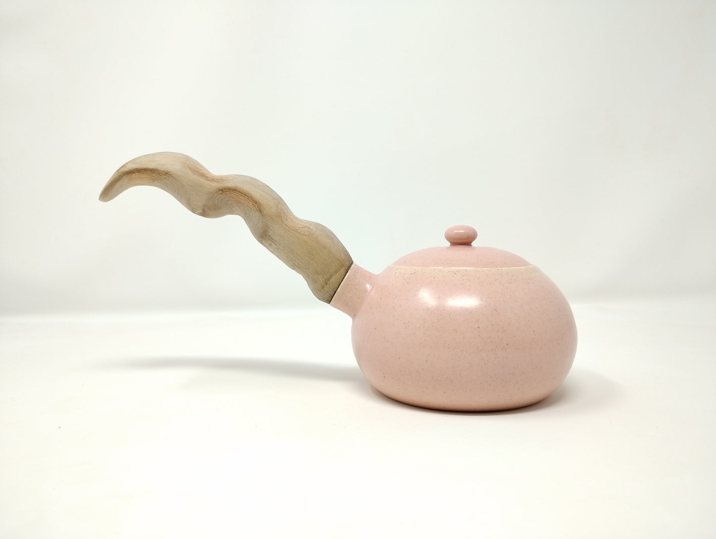 420ml Pink Kyusu with a matching bowl