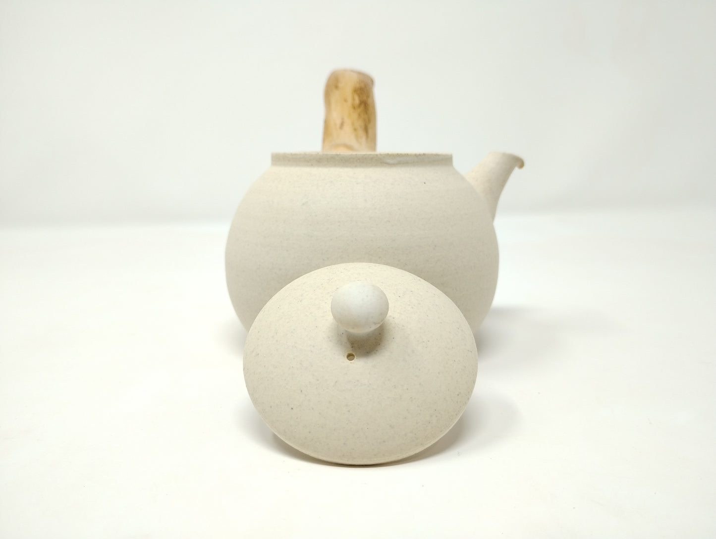 440ml Eggshell White Kyusu
