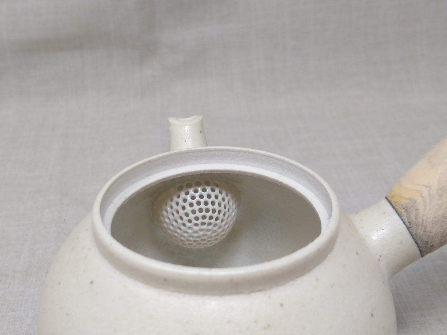 200ml Matte White LEFTIE Kyusu