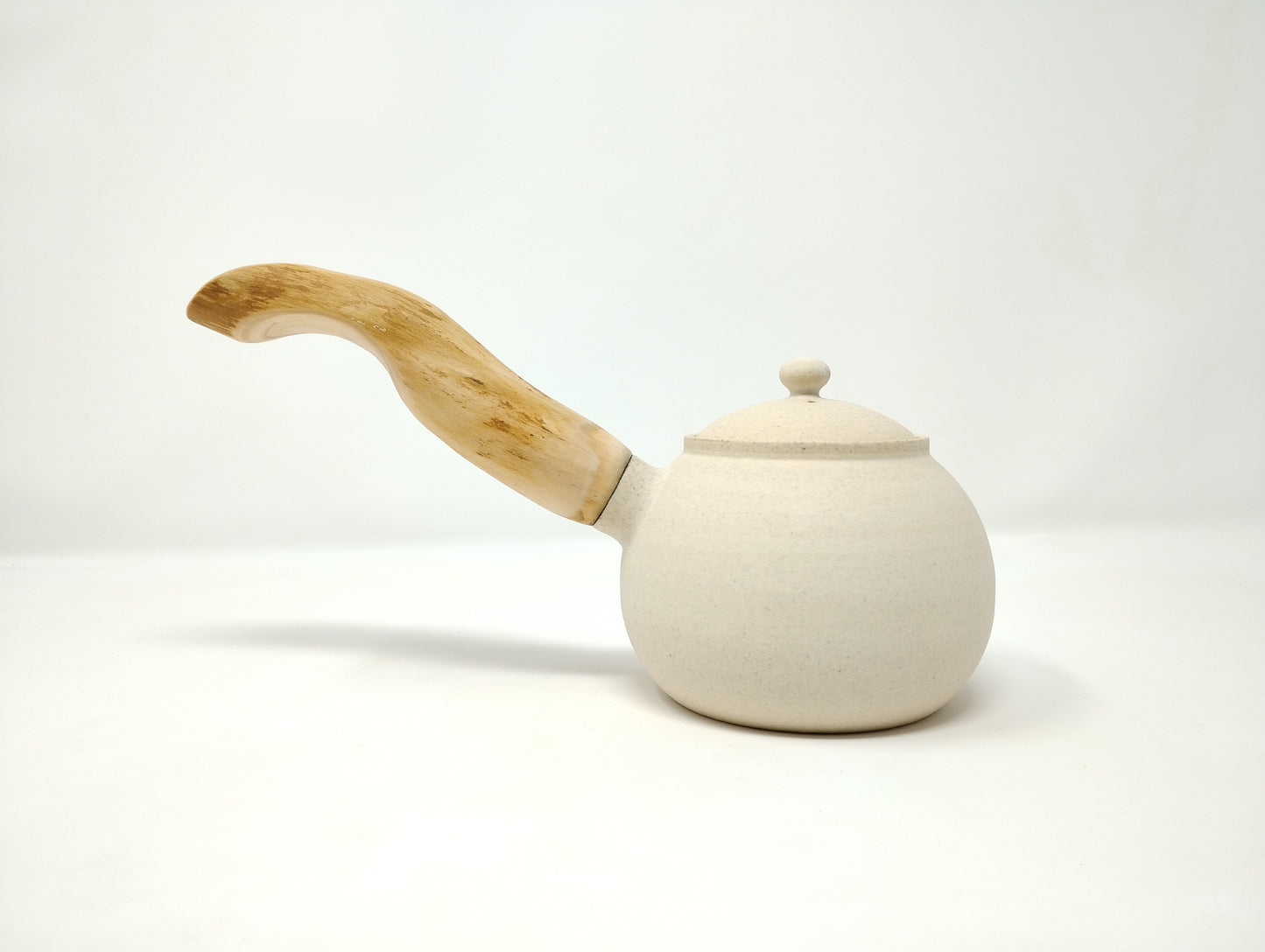 440ml Eggshell White Kyusu