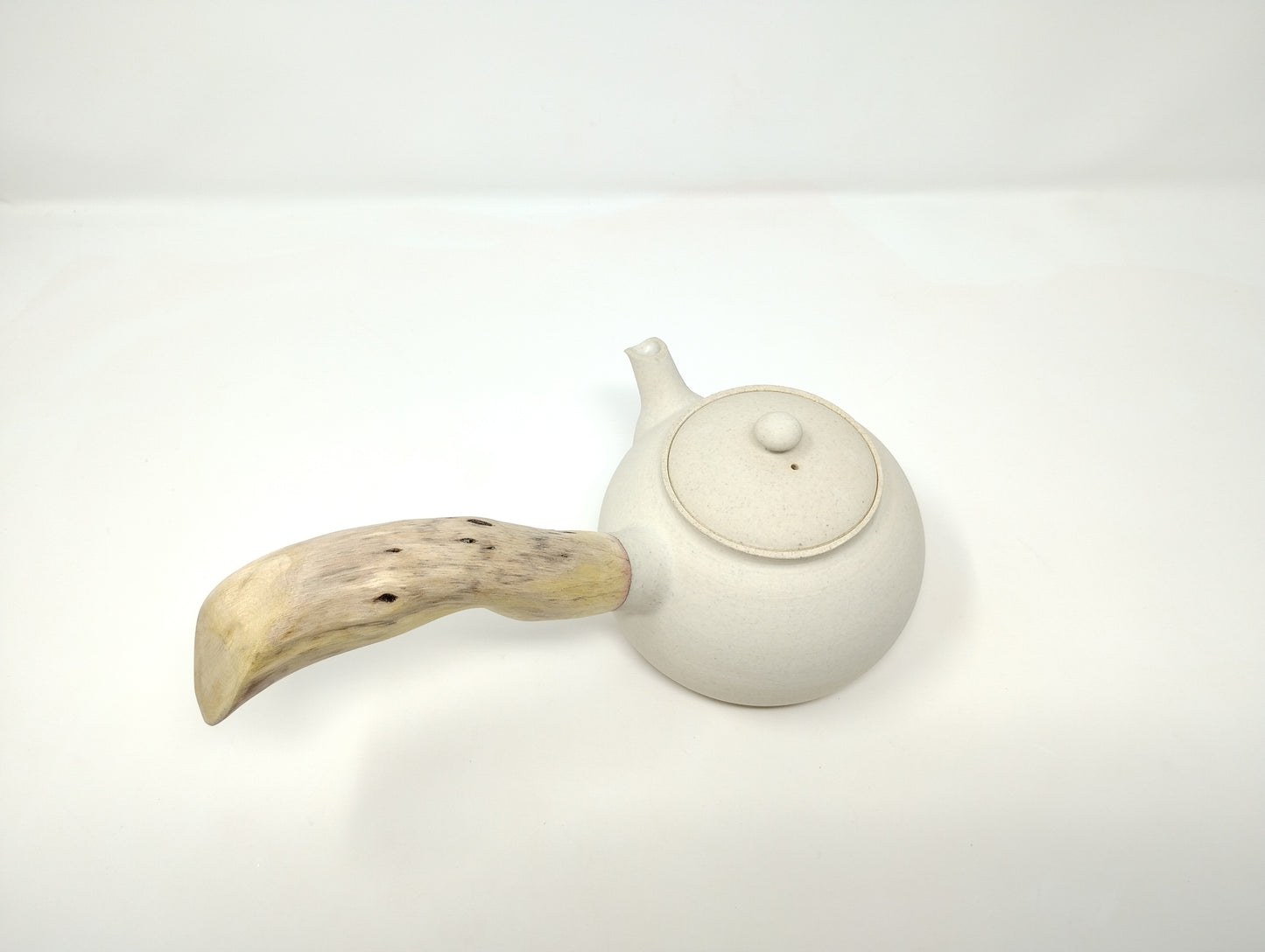 470ml Eggshell White Kyusu
