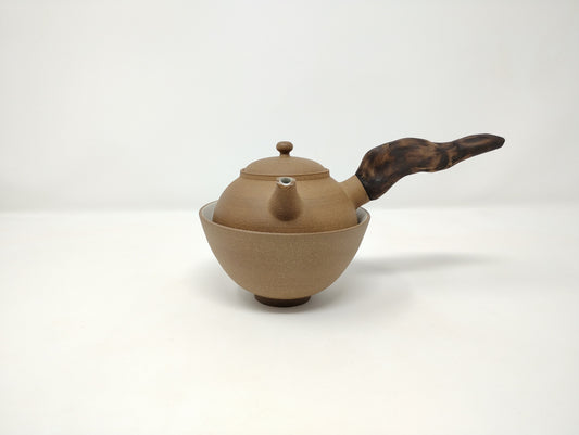290ml "Jasper" Kyusu with a matching bowl