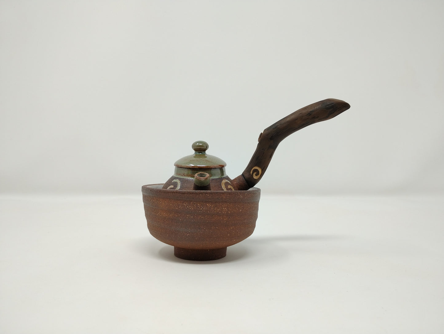 55ml Iridescent Kyusu with a matching cup