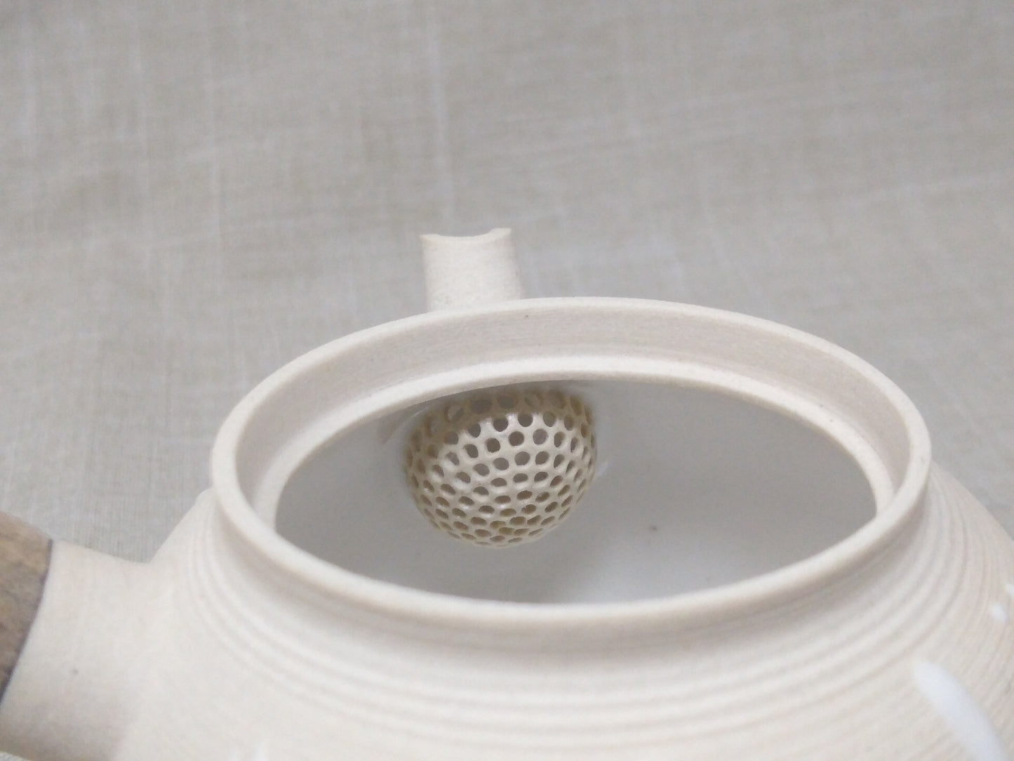 170ml White Kyusu and 2 matching bowls